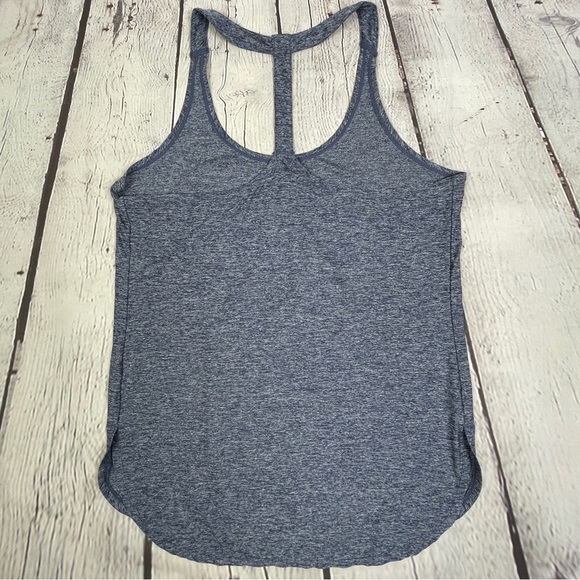 REEBOK gray logo workout racerback tank top, size L - Picture 5 of 12